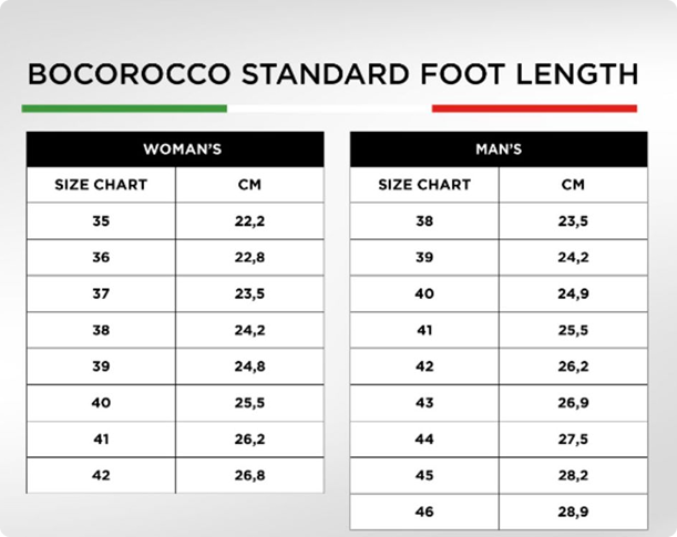 Size Chart BOCOROCCO